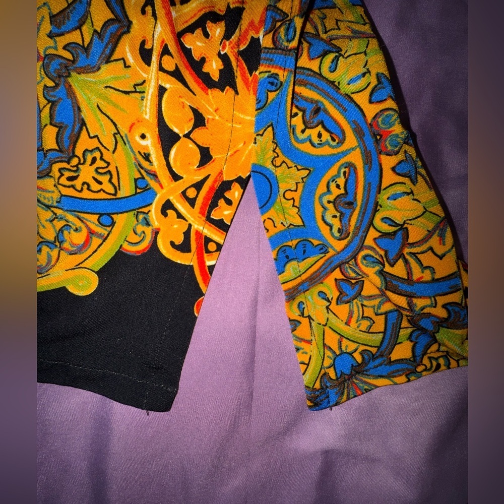 Eva Varro Colorful Boho Print Tie Waist Dress – Size L - Picture 8 of 11